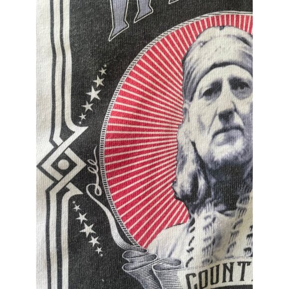Willie Nelson Shirt, Men’s L Baseball-Style - Picture 4 of 8
